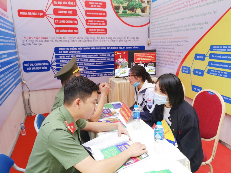 Công bố điểm trúng tuyển trung cấp Công an nhân dân 2022